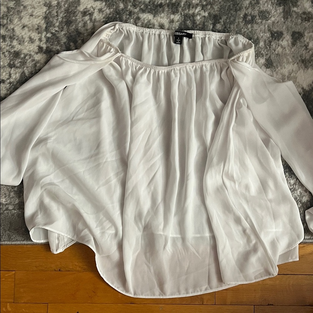 Necessary Clothing Elegant White Skirt